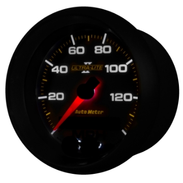 Picture of Autometer Ultra-Lite II 3-3-8in 0-140MPH In-Dash Electronic GPS Programmable Speedometer
