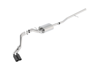 Picture of Borla S-Type Cat-Back 14-15 Sierra 1500 Std Bed-CC Short Bed 143-5in WB Side Exit Exhaust Black Tips