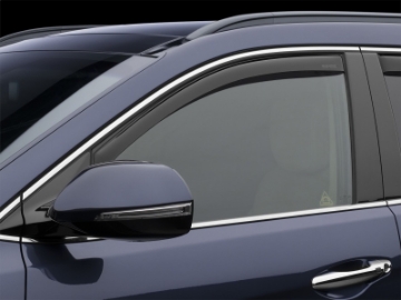 Picture of WeatherTech 13+ Hyundai Santa Fe Front Side Window Deflectors - Dark Smoke