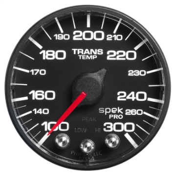 Picture of Autometer Spek-Pro 52-4mm 100-300 Deg F Digital Stepper Motor Trans Temp Gauge