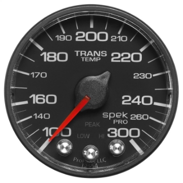 Picture of Autometer Spek-Pro 52-4mm 100-300 Deg F Digital Stepper Motor Trans Temp Gauge