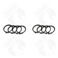 Picture of Yukon Gear 4 Full Circle Snap Rings - Fits Dana 60 733X U-Joint w- Aftermarket Axle