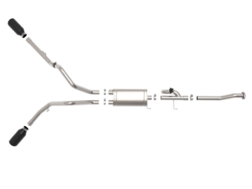 Picture of aFe Gemini XV 3in 304 SS Cat-Back Exhaust 15-20 Ford F-150 V6 2-7L-3-5 w- Black Tips