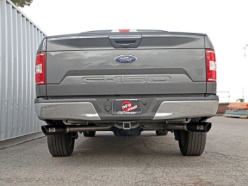 Picture of aFe Gemini XV 3in 304 SS Cat-Back Exhaust 15-20 Ford F-150 V6 2-7L-3-5 w- Black Tips