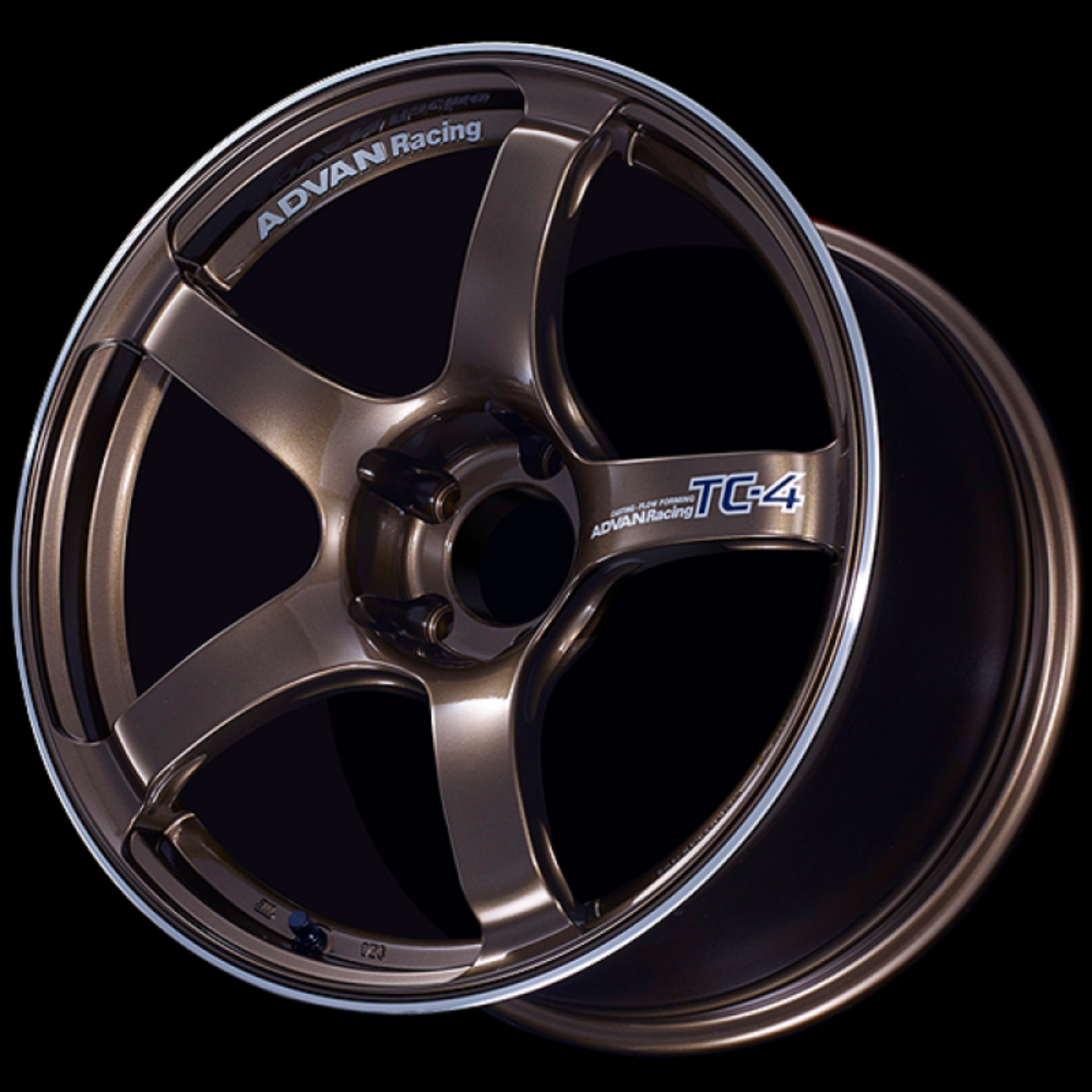 Picture of Advan TC4 15x8-0 +28 4x100 Racing Umber Bronze Wheel W- Ring