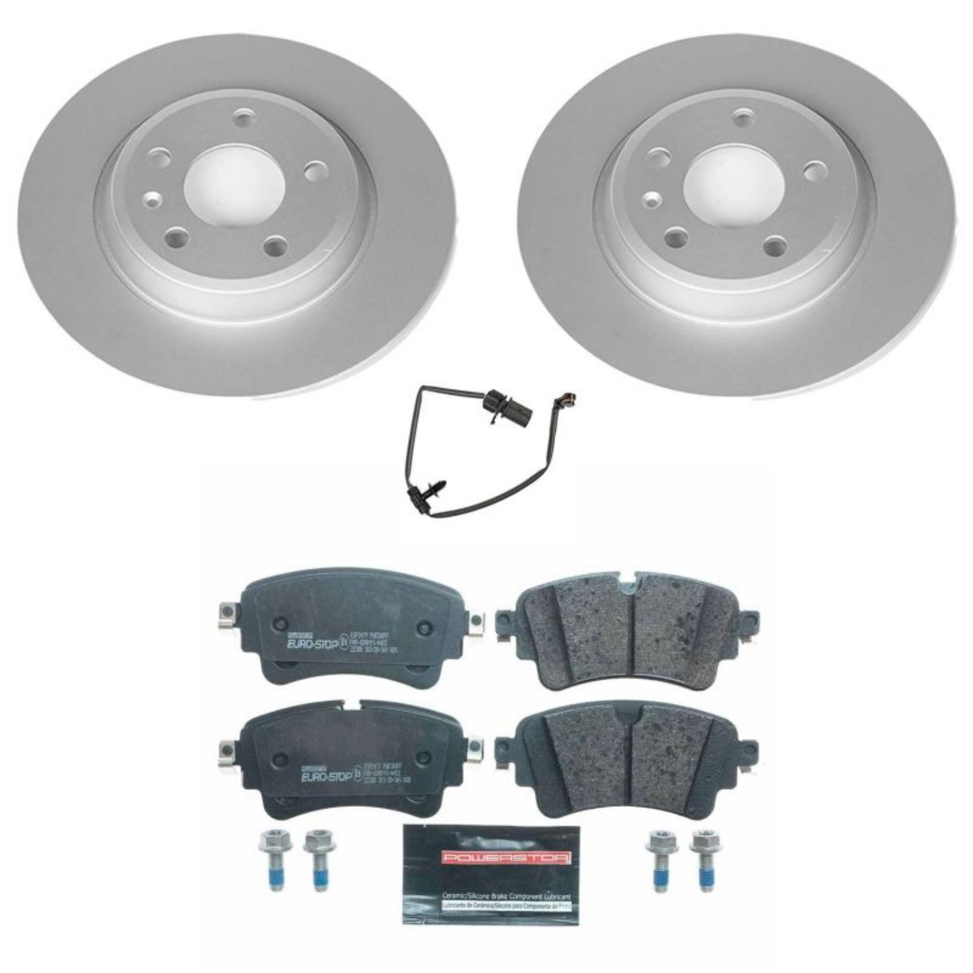 Picture of Power Stop 17-19 Audi A4 Rear Euro-Stop Brake Kit