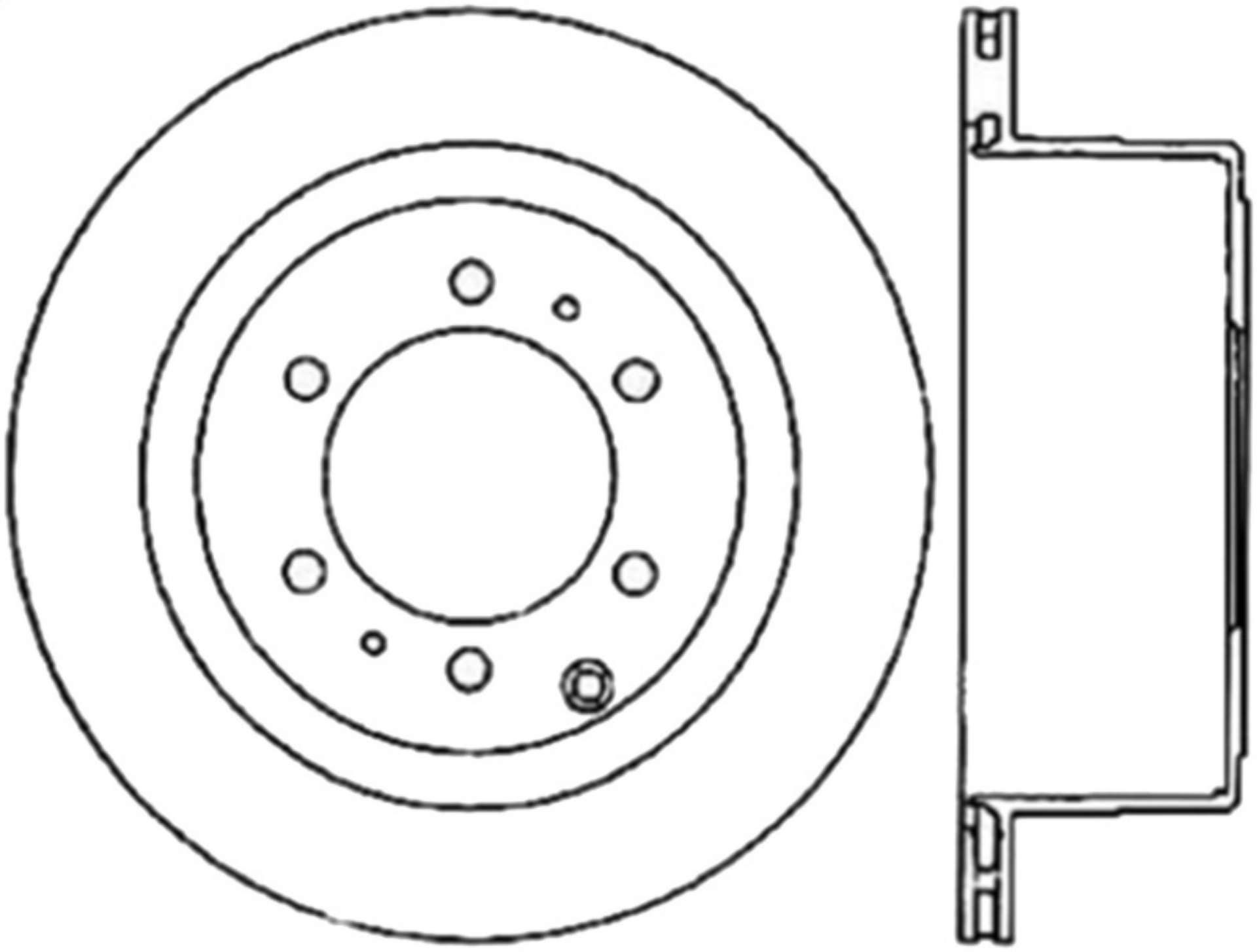 Picture of StopTech Slotted Cryo Sport Brake Rotor 93-97 Toyota Land Cruiser Right Rear