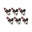 Picture of Injector Dynamics 1700cc Injectors - 48mm Length - Mach Top to 11mm - S2000 Low Config Set of 6