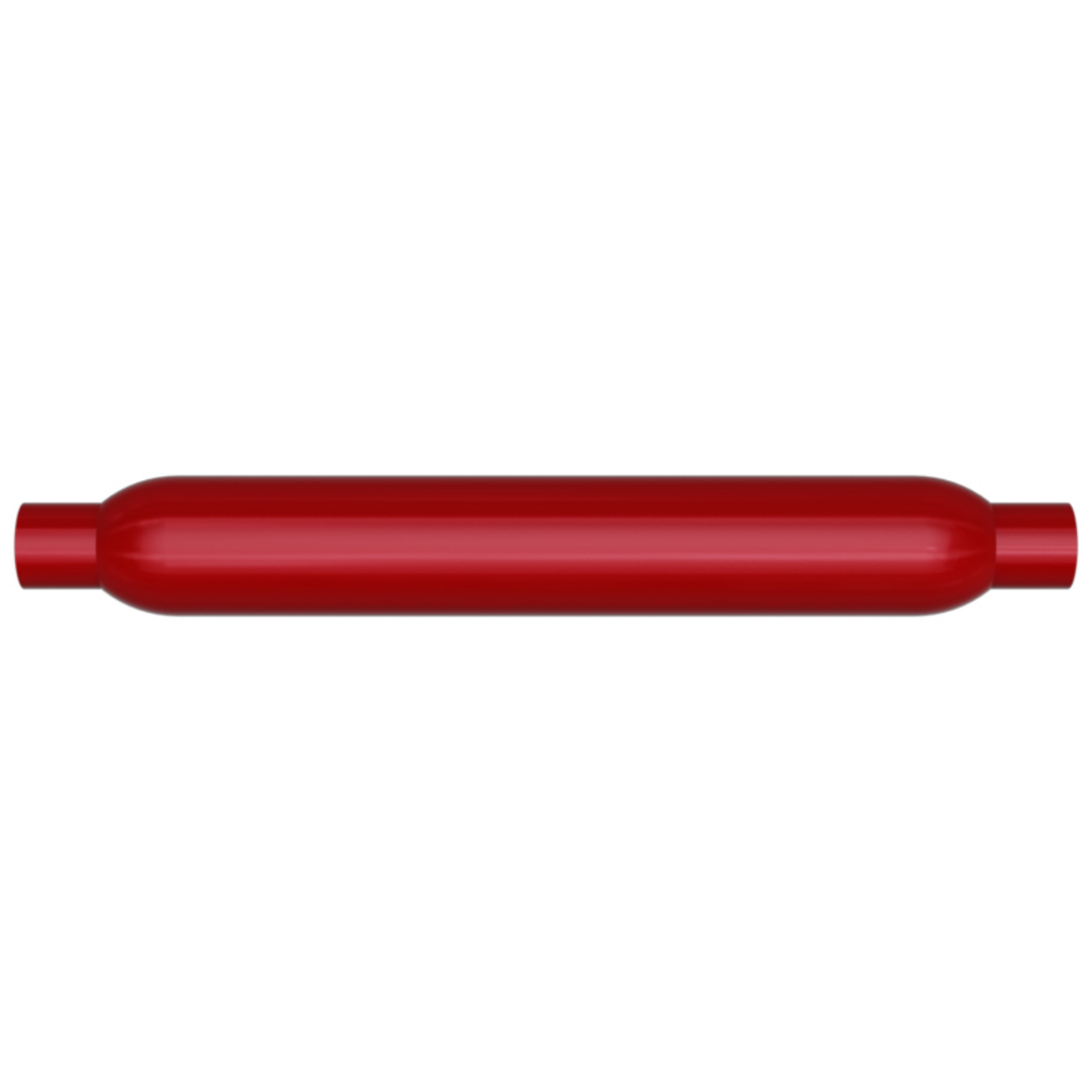 Picture of MagnaFlow Muffler Red Pack Series Glasspack 3-5in Rd 22in Body Length 2-25in-2-25in Inlet-Outlet