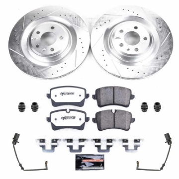 Picture of Power Stop 2018 Audi S8 Rear Z26 Street Warrior Brake Kit