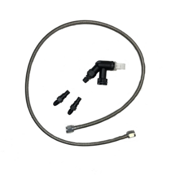 Picture of McLeod Line Assy Mustang 2005-Up 36in W-Male Wire Clip Fittings & Elbow Bleeder
