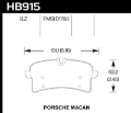 Picture of Hawk 16-18 Porsche Macan Performance Ceramic Street Rear Brake Pads