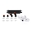 Picture of Mishimoto 2015 Ford Mustang EcoBoost Performance Intercooler Kit - Black Core Polished Pipes