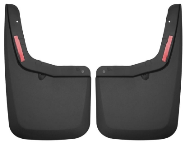 Picture of Husky Liners 2015 Ford F-150 w- OE Fender Flares Mud Guards Black Front Mud Guards
