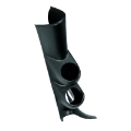 Picture of Autometer Diesel Gauge Kit A-Pillar w- Speaker 01-07 GM Boost-EGT 60psi-2000 degree F Black Spek-Pro