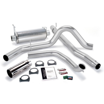 Picture of Banks Power 99-03 Ford 7-3L Git-Kit - SS Single Exhaust w- Chrome Tip