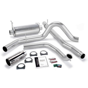 Picture of Banks Power 99-03 Ford 7-3L Git-Kit - SS Single Exhaust w- Chrome Tip