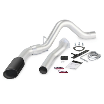 Picture of Banks Power 07-10 Chev 6-6L LMM ECSB-CCLB Monster Exhaust System - SS Single Exhaust w- Black Tip