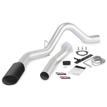 Picture of Banks Power 07-10 Chev 6-6L LMM ECSB-CCLB Monster Exhaust System - SS Single Exhaust w- Black Tip
