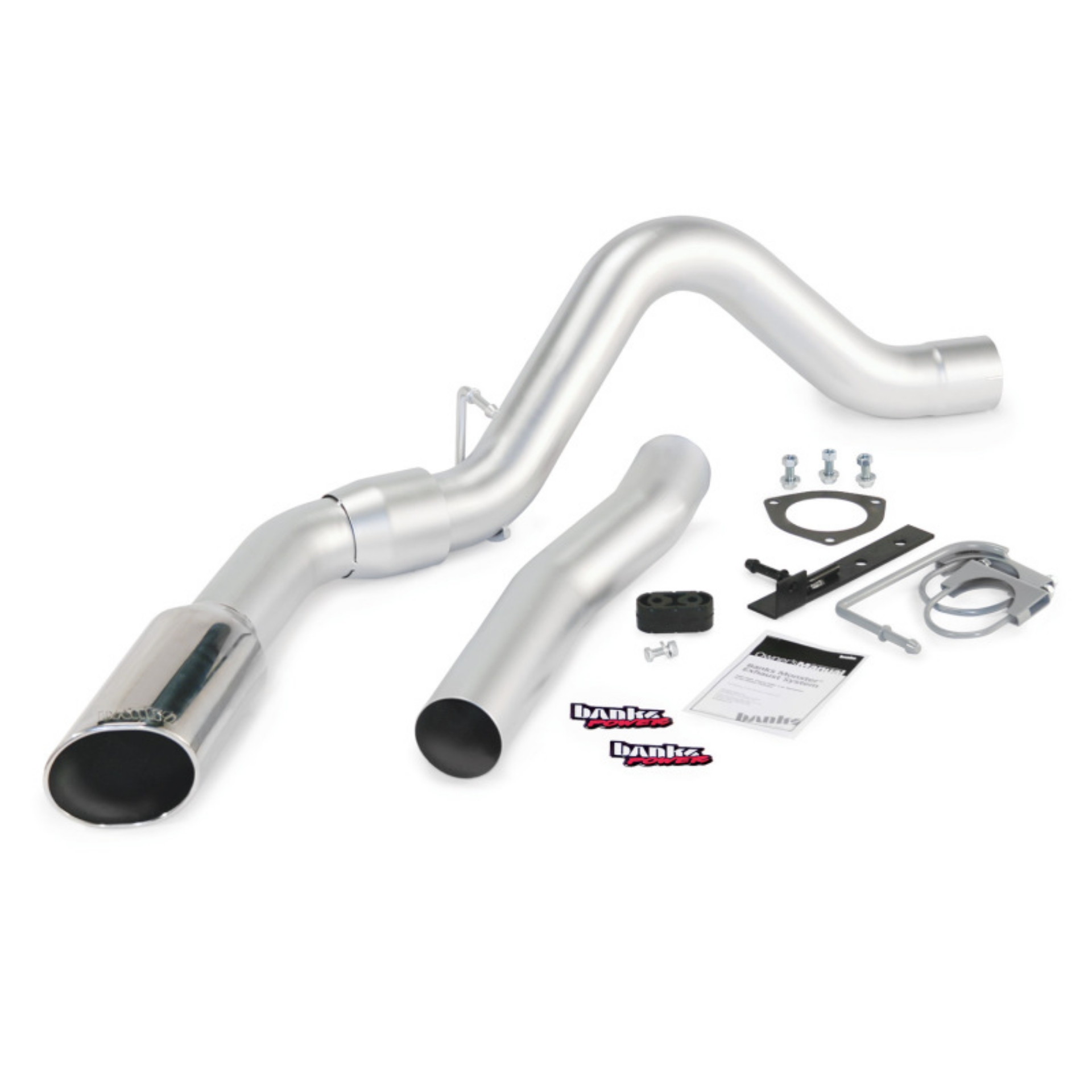 Picture of Banks Power 15 Chevy 6-6L LML ECLB-CCSB-CCLB Monster Exhaust Sys - SS Single Exhaust w- Chrome Tip