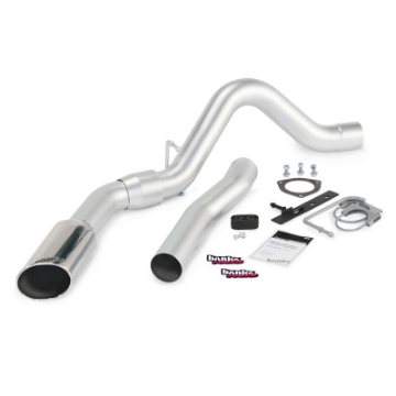 Picture of Banks Power 15 Chevy 6-6L LML ECLB-CCSB-CCLB Monster Exhaust Sys - SS Single Exhaust w- Chrome Tip
