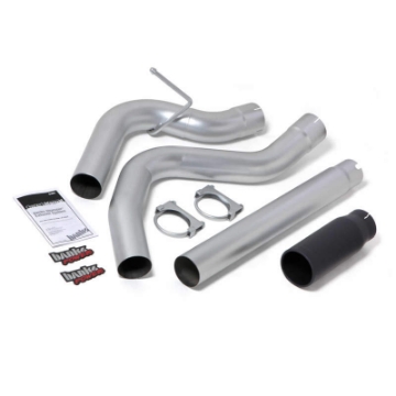 Picture of Banks Power 14-15 Ram 1500 3-0L Diesel Monster Exhaust System - SS Single Exhaust w- Black Tip