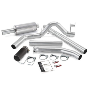 Picture of Banks Power 98-02 Dodge 5-9L Std Cab Monster Exhaust System - SS Single Exhaust w- Black Tip