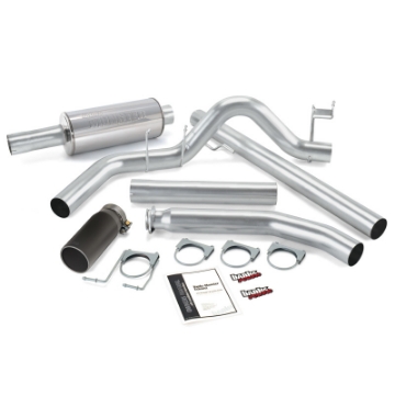 Picture of Banks Power 98-02 Dodge 5-9L Ext Cab Monster Exhaust System - SS Single Exhaust w- Black Tip