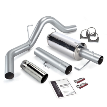 Picture of Banks Power 06-07 Dodge 5-9L 325Hp Mega Cab Monster Exhaust System - SS Single Exhaust w- Chrome Tip