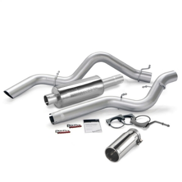 Picture of Banks Power 06-07 Chevy 6-6L CCLB Monster Exhaust System - SS Single Exhaust w- Chrome Tip