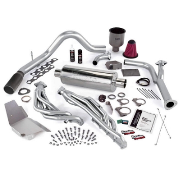 Picture of Banks Power 99-04 Ford 6-8L Truck EGR-Early Cat PowerPack System - SS Single Exhaust w- Black Tip