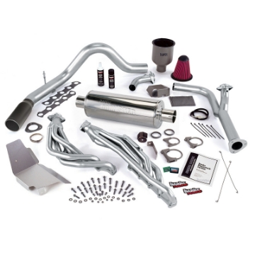 Picture of Banks Power 99-04 Ford 6-8L Truck EGR-Late Cat PowerPack System - SS Single Exhaust w- Black Tip