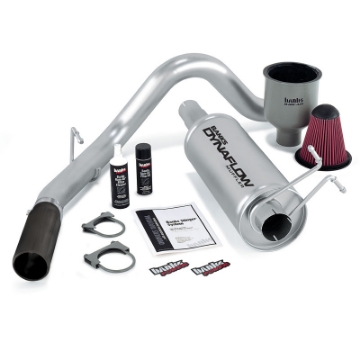 Picture of Banks Power 99-04 Ford 6-8L Excursion Stinger System - SS Single Exhaust w- Black Tip