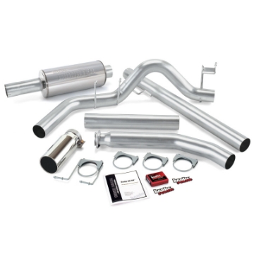 Picture of Banks Power 02 Dodge 5-9L Std Cab Git-Kit - SS Single Exhaust w- Chrome Tip