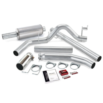 Picture of Banks Power 02 Dodge 5-9L Ext Cab Git-Kit - SS Single Exhaust w- Chrome Tip