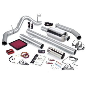 Picture of Banks Power 02 Dodge 5-9L 235Hp Ext Cab Stinger System - SS Single Exhaust w- Chrome Tip