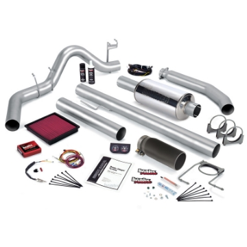 Picture of Banks Power 02 Dodge 5-9L 235Hp Ext Cab Stinger System - SS Single Exhaust w- Black Tip