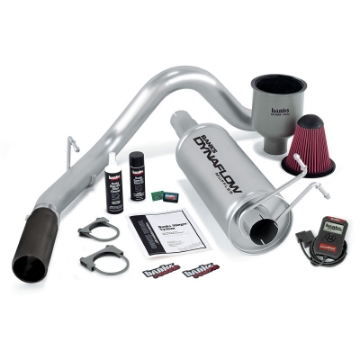 Picture of Banks Power 99-04 Ford 6-8L Excursion Stinger System w- AutoMind - SS Single Exhaust w- Black Tip
