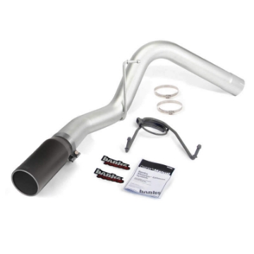 Picture of Banks Power 07-12 Dodge 6-7L SCLB-Mega Cab-SB Monster Exhaust Sys - SS Single Exhaust w- Black Tip