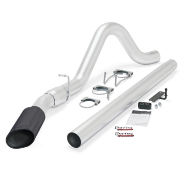 Picture of Banks Power 08-10 Ford 6-4 ECSB-CCSB SWB Monster Exhaust System - SS Single Exhaust w- Black Tip