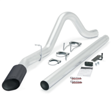 Picture of Banks Power 08-10 Ford 6-4 ECSB-CCSB SWB Monster Exhaust System - SS Single Exhaust w- Black Tip