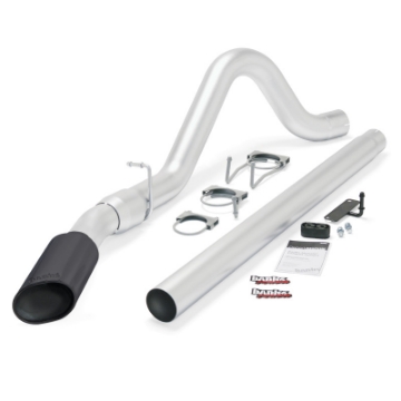 Picture of Banks Power 08-10 Ford 6-4L All W-B Monster Exhaust System - SS Single Exhaust w- Black Tip