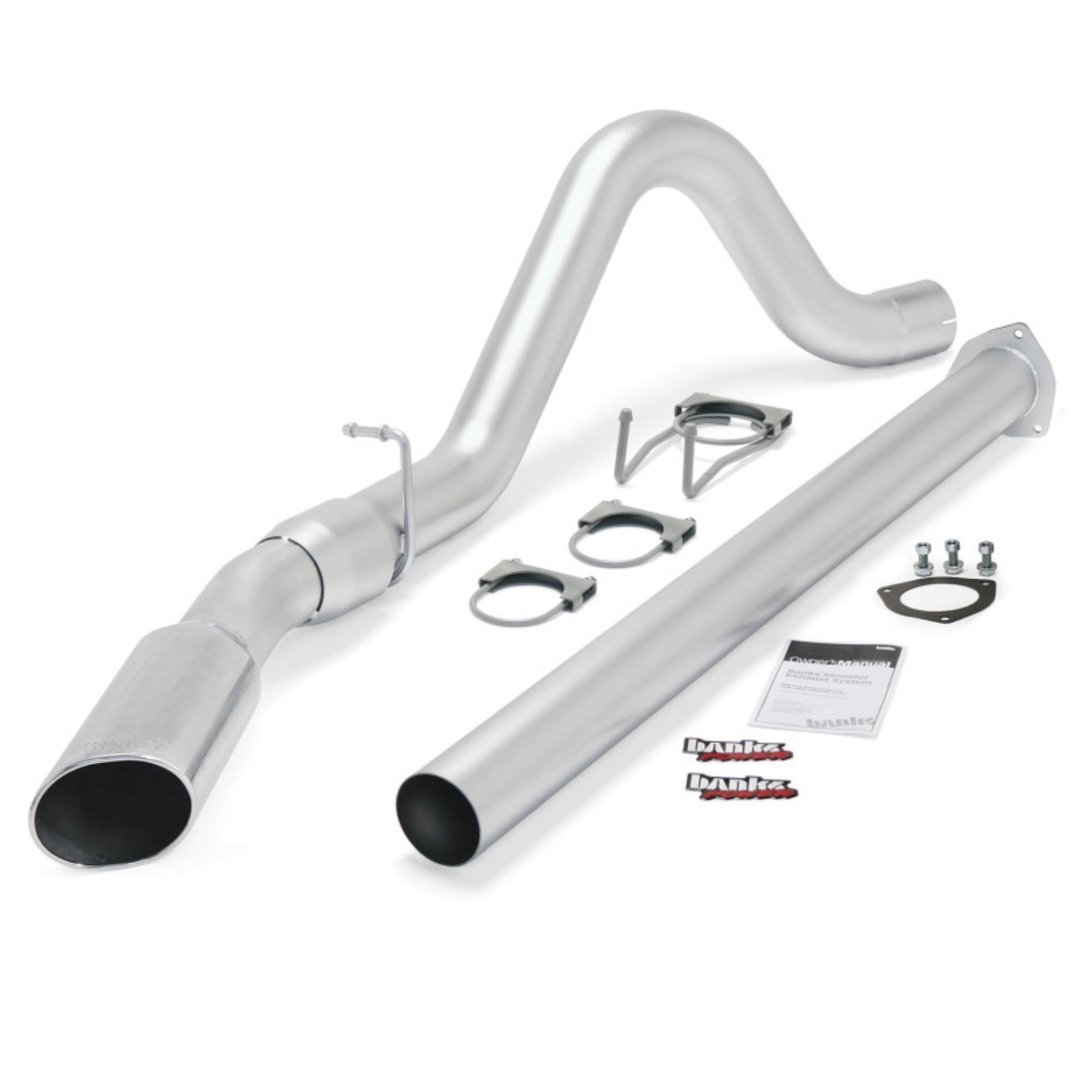 Picture of Banks Power 11-13 Ford 6-7L F250-350 Monster Exh Sys - SS Single Exh w- Chrome Tip