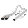 Picture of Banks Power 11-13 Ford 6-7L F250-350 Monster Exh Sys - SS Single-Dual Exh w- Chrome Tips