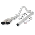 Picture of Banks Power 11-13 Ford 6-7L F250-350 Monster Exh Sys - SS Single-Dual Exh w- Chrome Tips