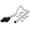 Picture of Banks Power 11-13 Ford 6-7L F250-350 Monster Exh Sys - SS Single-Dual Exh w- Blk Tips