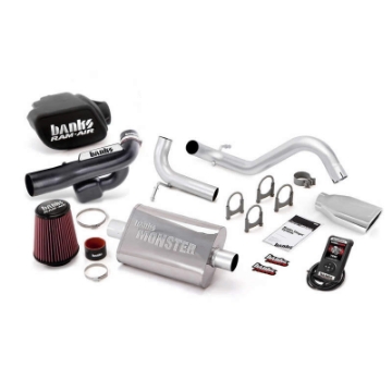 Picture of Banks Power 12-14 Jeep 3-6L Wrangler All 2dr Stinger Sys w- AutoMind - SS Single Exh w- Chrome Tip