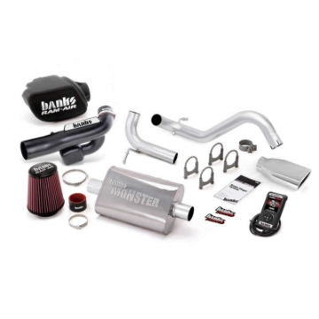 Picture of Banks Power 12-14 Jeep 3-6L Wrangler All 2dr Stinger Sys w- AutoMind - SS Single Exh w- Chrome Tip