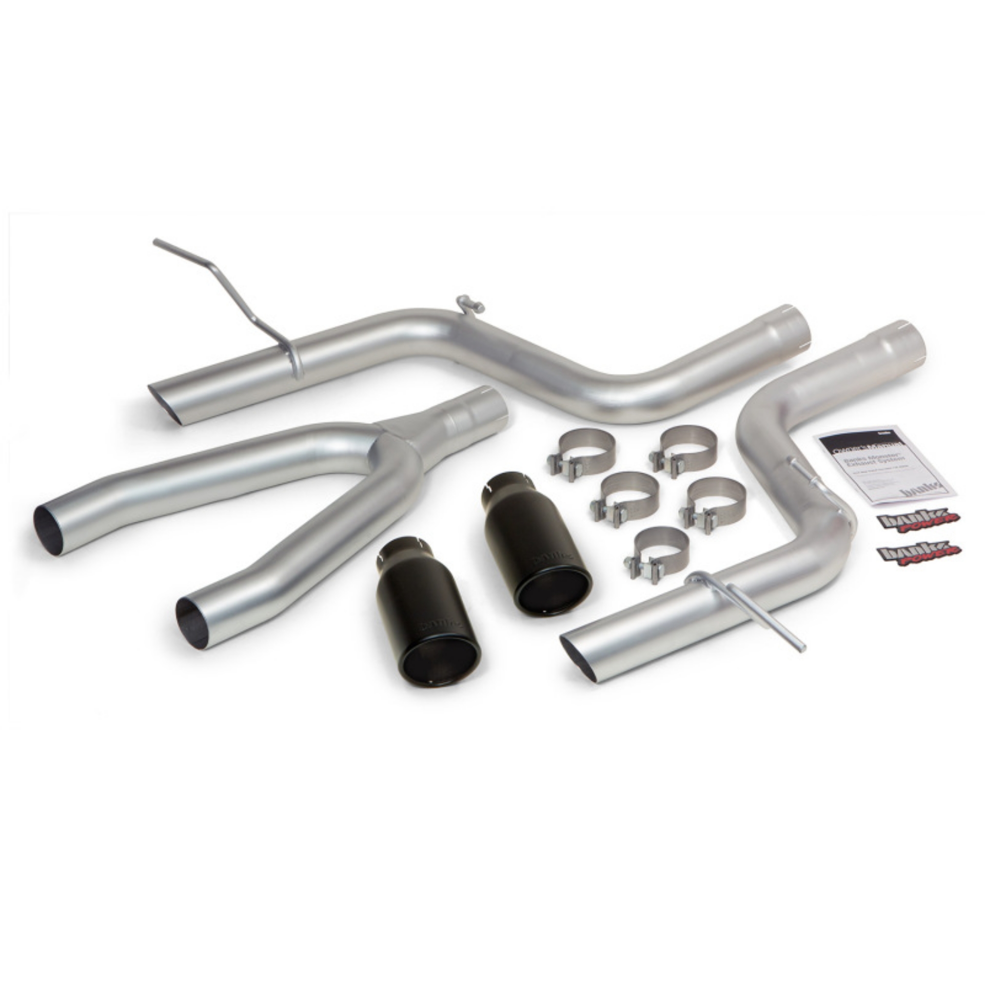 Picture of Banks Power 14 Jeep Grand Cherokee 3-0L Diesel Monster Exhaust Sys - SS Single Exhaust w- Black Tip