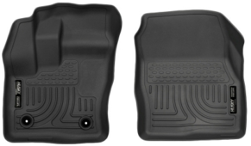 Picture of Husky Liners 2014-2015 Ford Transit Connect WeatherBeater Front Black Floor Liners